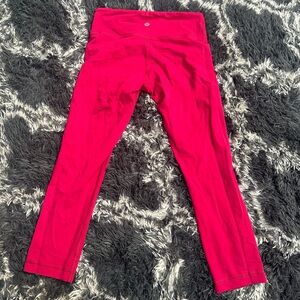 Lululemon winder under leggings cranberry 4